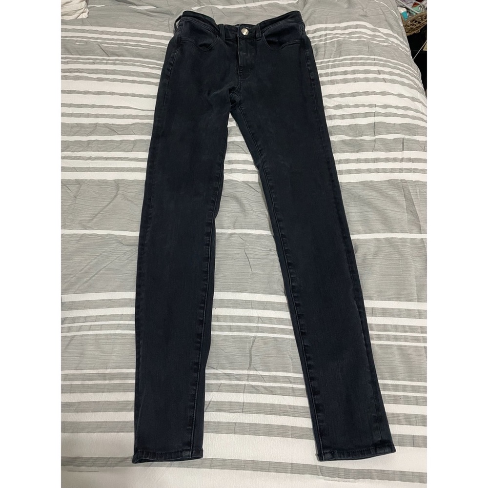 American Eagle Black Jeans, 4 X-Long, Skinny Jeans